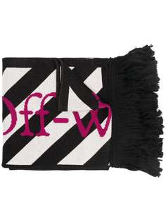 Off-White ARROWS SCARF BLACK WHITE