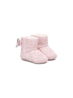 UGG Kids угги-пинетки с аппликациями