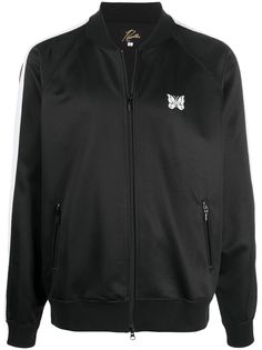 Needles толстовка на молнии с вышивкой