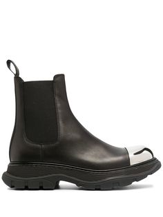 Alexander McQueen ботинки челси с контрастными вставками