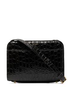Saint Laurent сумка на плечо с тиснением под кожу крокодила