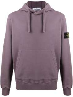 Stone Island худи с длинными рукавами и нашивкой-логотипом