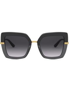 Dolce & Gabbana Eyewear солнцезащитные очки в квадратной оправе