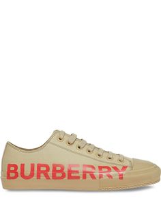 Burberry кеды с логотипом