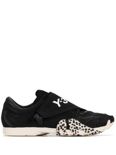 Y-3 кроссовки на липучках с логотипом