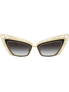 Dolce & Gabbana Eyewear солнцезащитные очки Christmas в оправе кошачий глаз