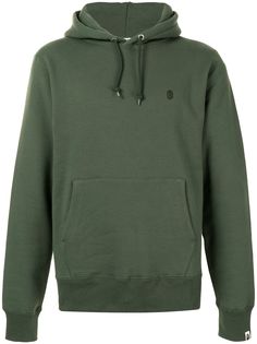 A BATHING APE® худи с кулиской и вышитым логотипом