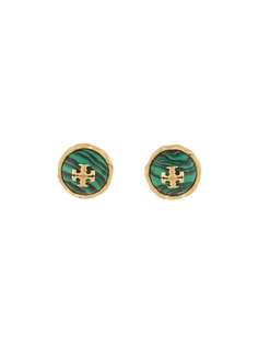 Tory Burch серьги с логотипом