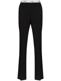 HommeGirls брюки с логотипом на поясе