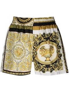 Versace шорты с принтом Baroque