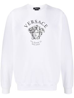 Versace толстовка с декором Medusa