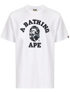 A BATHING APE® футболка Camo College