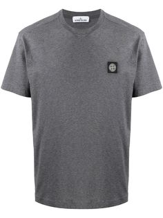Stone Island футболка с нашивкой-логотипом