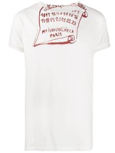 Maison Margiela футболка с принтом