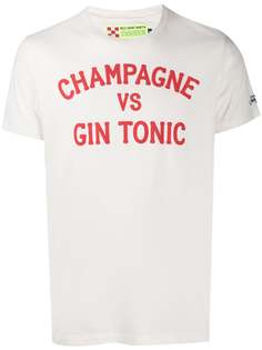 Mc2 Saint Barth футболка с принтом Champagne VS Gin Tonic