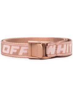 Off-White NEW LOGO MINI INDUSTRIAL BELT PINK NUDE