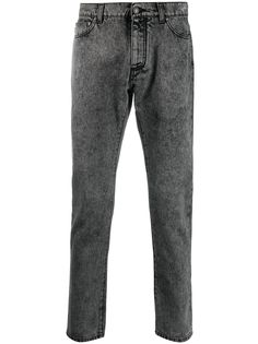 MSGM acid-wash slim-fit jeans