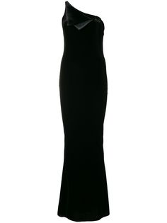 Emporio Armani приталенное платье на одно плечо