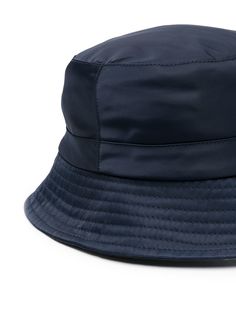 YMC textured stitch detail bucket hat
