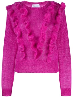 RED Valentino джемпер с оборками