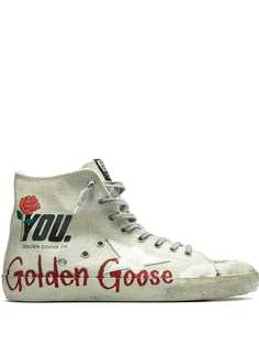 Golden Goose высокие кеды Francy