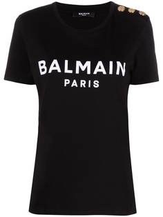 Balmain футболка с логотипом