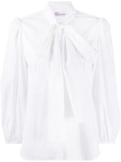 RED Valentino блузка с пышными рукавами и бантом