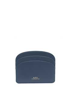 A.P.C. картхолдер Demi-Lune с логотипом
