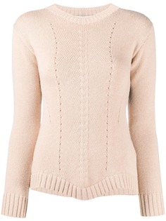 RED Valentino трикотажный джемпер с завязками сзади