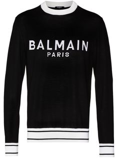 Balmain свитер с логотипом