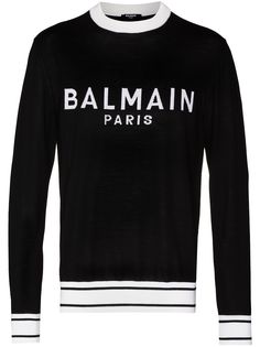 Balmain свитер с логотипом