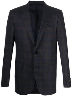 Ermenegildo Zegna клетчатый пиджак