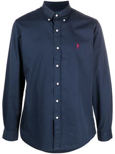 Polo Ralph Lauren рубашка с вышитым логотипом