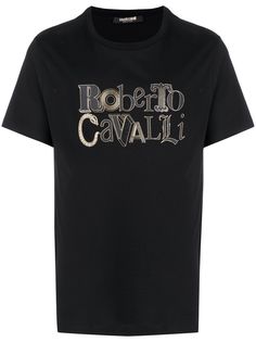 Roberto Cavalli футболка с логотипом