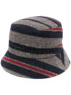 YMC knitted stripe patterend bucket hat
