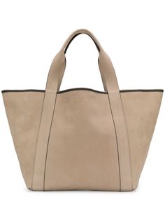 Brunello Cucinelli большая сумка-тоут с тисненым логотипом
