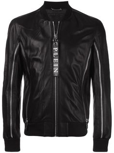 Philipp Plein куртка-бомбер с молниями