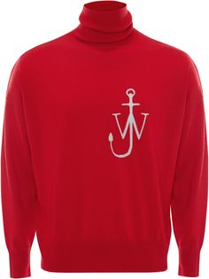 JW Anderson ANCHOR FUNNEL NECK JUMPER