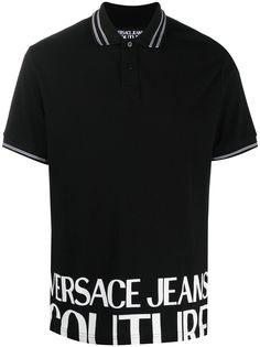 Versace Jeans Couture рубашка поло с логотипом