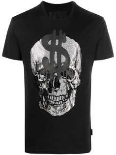 Philipp Plein футболка с кристаллами