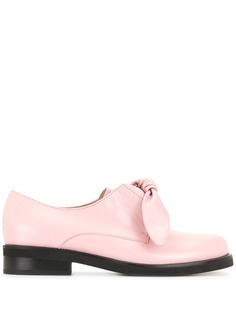 Coliac bow-front leather loafers