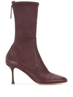 Francesco Russo calf-length leather boots