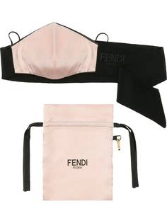 Fendi маска с вышитым логотипом