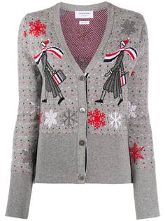 Thom Browne кардиган вязки интарсия