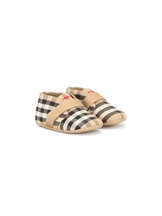 Burberry Kids пинетки в клетку House Check