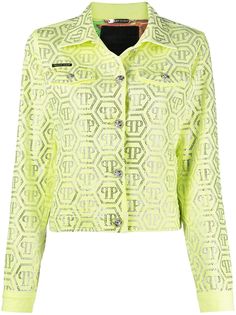 Philipp Plein Denim Jacket All over PP