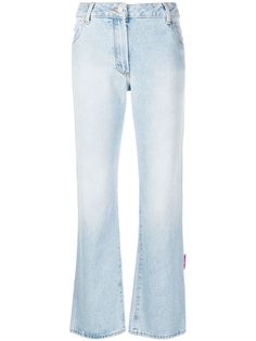 Off-White DENIM CROPPED FLARE LIGHT BLUE NO COLOR