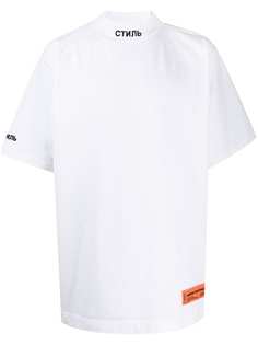 Heron Preston футболка с короткими рукавами и логотипом