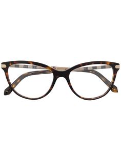 Burberry Eyewear очки в оправе кошачий глаз