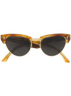 Celine Eyewear солнцезащитные очки в оправе кошачий глаз
